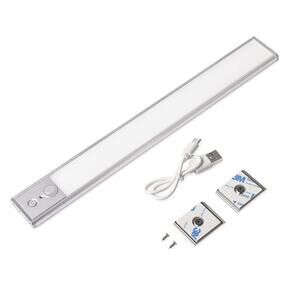 NWT LIT-PaTH Under Cabinet Light with PIR Motion Sensor 3 Pack Black Rechargable